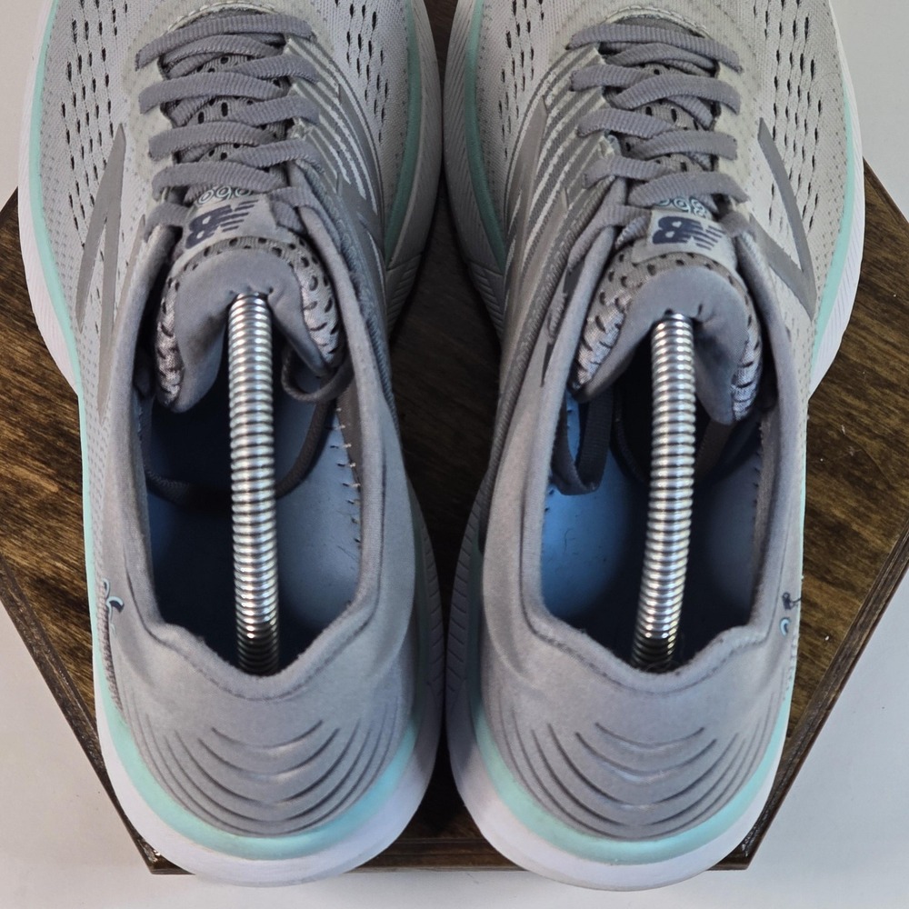 New Balance 860 v10 Running Shoes Womens Size 11 Gray Mint Sneakers W860P10 - Picture 7 of 11